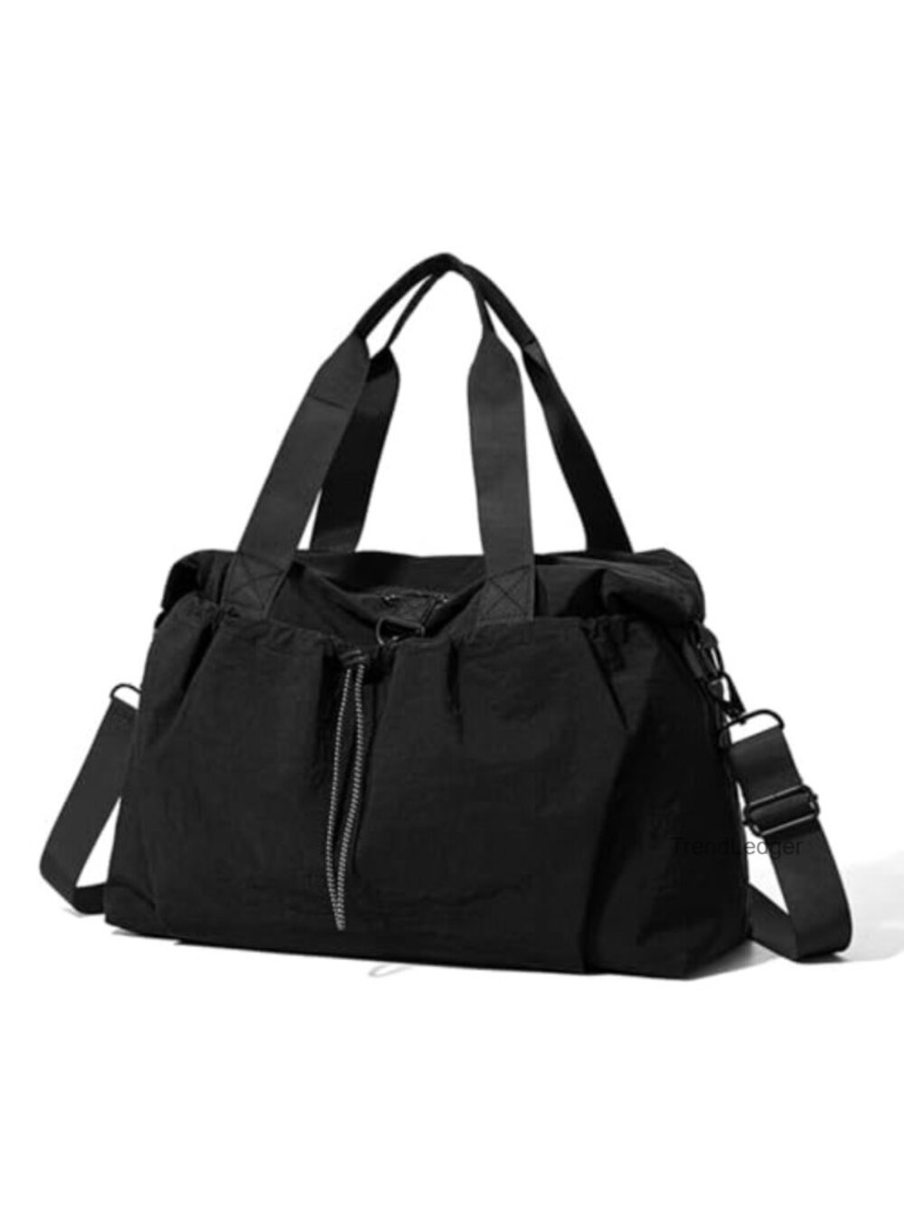 Large Nylon Tote Crossbody Bag Water Resistant Zip Travel Gym Shoulder Purse